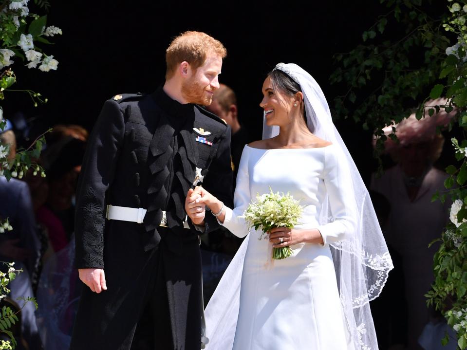 Harry and Meghan visited an upmarket steakhouse on their anniversary weekend (Getty Images)