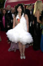 Bjork's infamous swan costume is one that is burned in our minds forever.