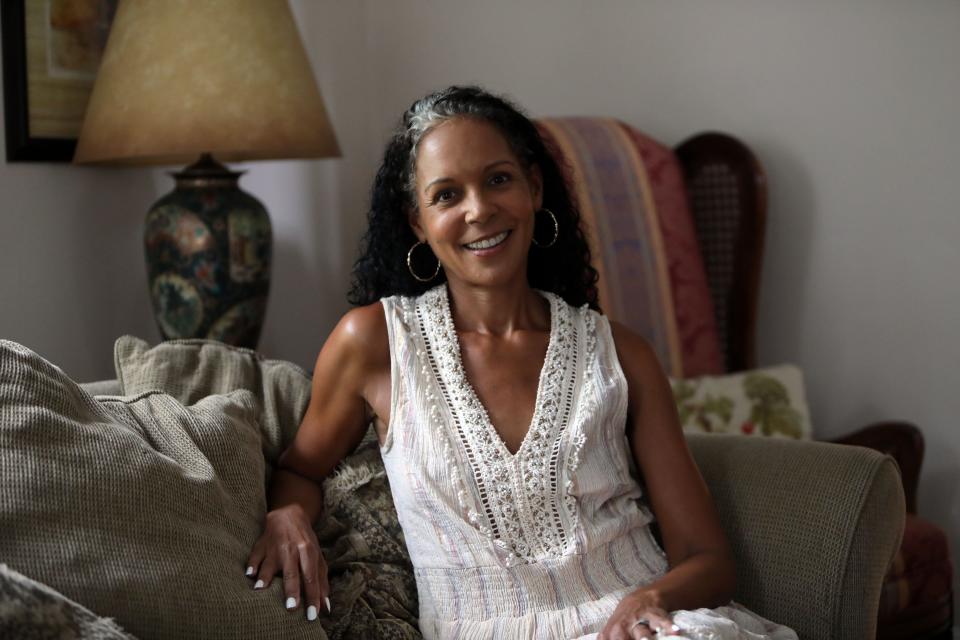 Jennifer Jones was hired as the first Black Rockette, to dance in the halftime show of the Super Bowl XXII in San Diego in 1988. She joined the famous kickline on a fill-in basis in the Christmas Spectacular later that year and left the troupe in 2002. Her arrival was met with pushback, including an incident that, 34 years later, still reduces her to tears. Jennifer Jones at her home in West Orange, New Jersey, July 26, 2022.