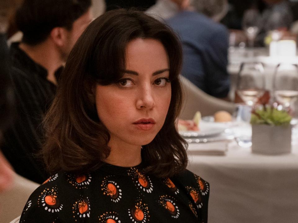 Aubrey Plaza in ‘The White Lotus' (Sky)