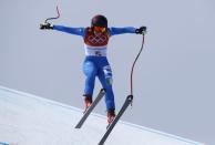 Alpine Skiing - Pyeongchang 2018 Winter Olympics - Women's Downhill - Jeongseon Alpine Centre - Pyeongchang, South Korea - February 21, 2018 - Sofia Goggia of Italy competes. REUTERS/Stefano Rellandini