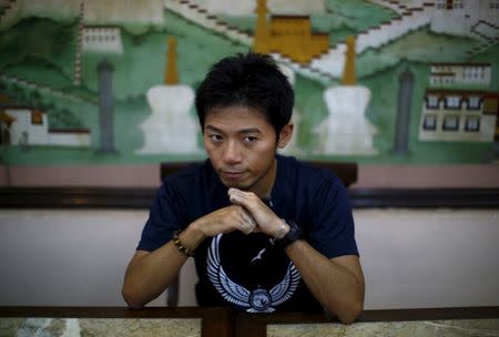 FILE PHOTO: Japanese climber Kuriki Nobukazu speaks during an interview in Kathmandu, August 22, 2015. REUTERS/Navesh Chitrakar