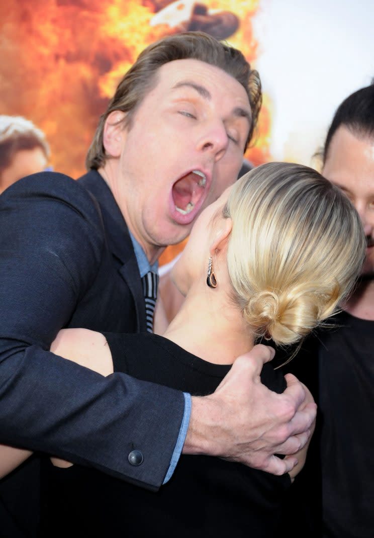 Kristen Bell and Dax Shepard at the 