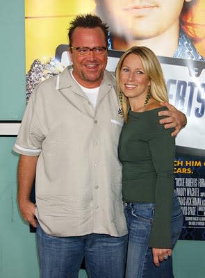  Premiere: <a href="/movie/contributor/1800023331" data-ylk="slk:Tom Arnold;elm:context_link;itc:0;sec:content-canvas" class="link ">Tom Arnold</a> and wife Shelby at the LA premiere of Paramount's <a href="/movie/1808418410/info" data-ylk="slk:Dickie Roberts: Former Child Star;elm:context_link;itc:0;sec:content-canvas" class="link ">Dickie Roberts: Former Child Star</a> - 9/3/2003<br>Photo: <a href="http://www.wireimage.com" rel="nofollow noopener" target="_blank" data-ylk="slk:Gregg DeGuire, Wireimage.com;elm:context_link;itc:0;sec:content-canvas" class="link ">Gregg DeGuire, Wireimage.com</a>