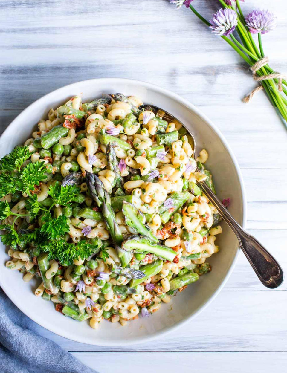 Salade d’asperges et macaronis