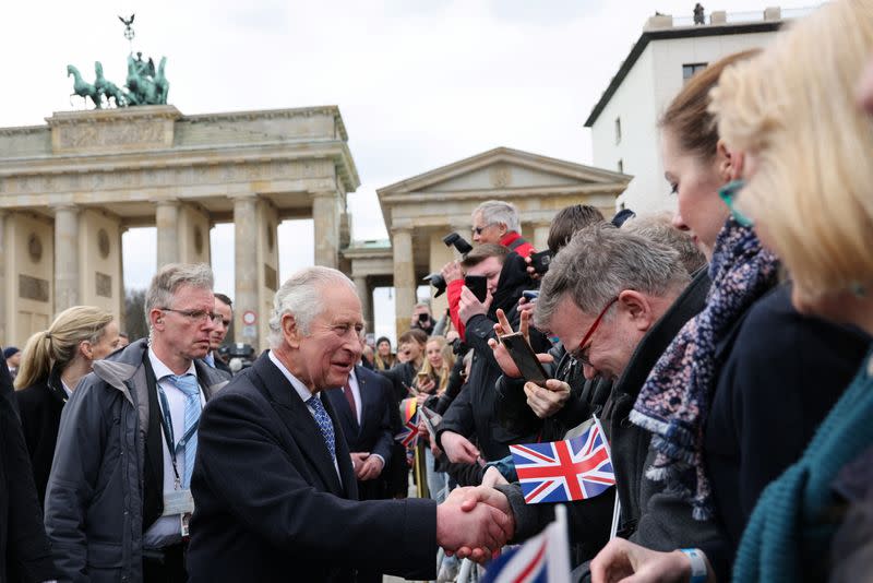 Britain's King Charles visits Germany