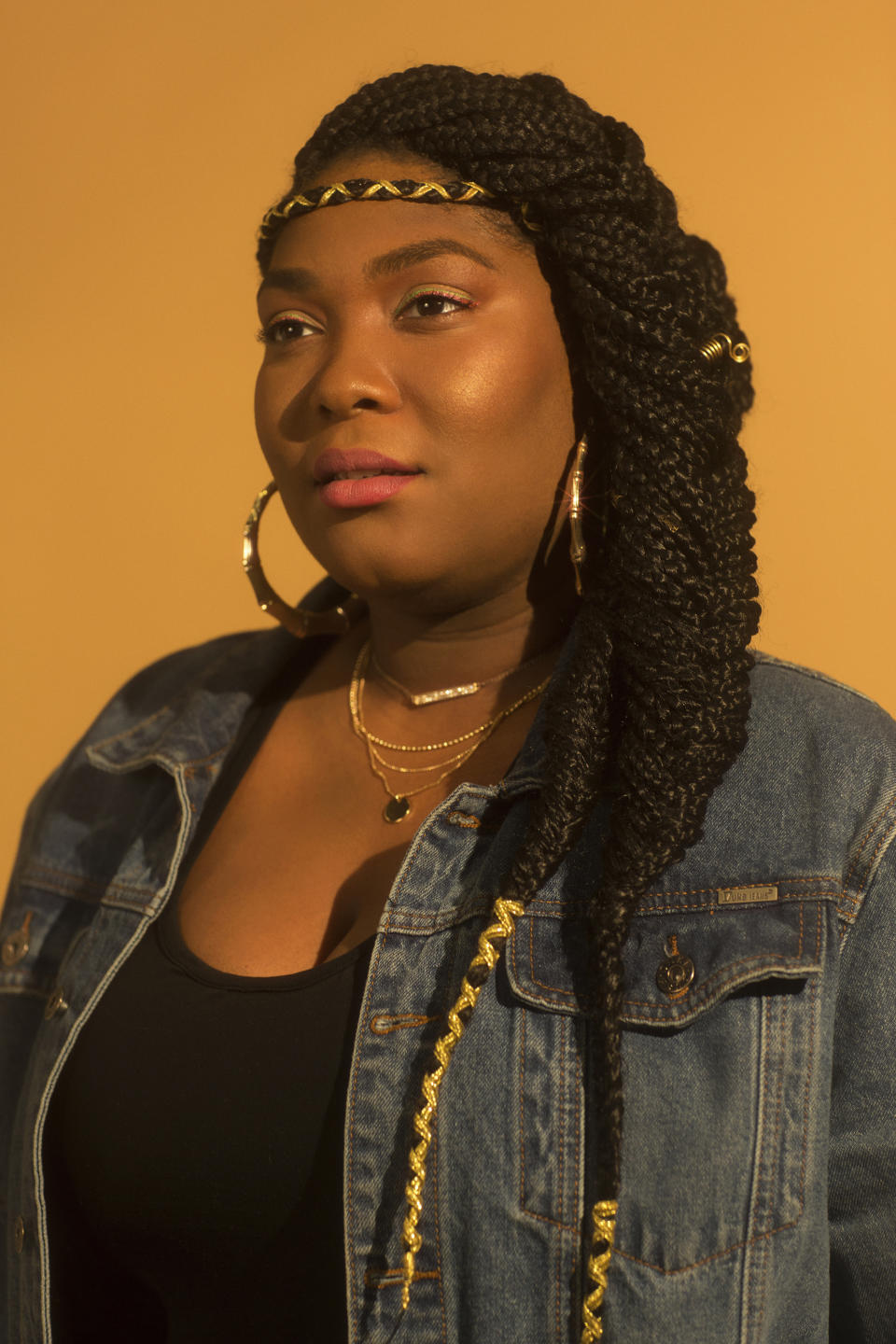 DJ Tiff McFierce embraces her natural hair, and she'll wear it however she chooses. (Photo: Natalia Mantini)