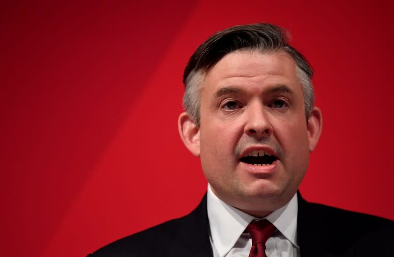 Jonathan Ashworth, the Shadow Secretary of State for Health and Social Care, speaks at an election campaign event in London