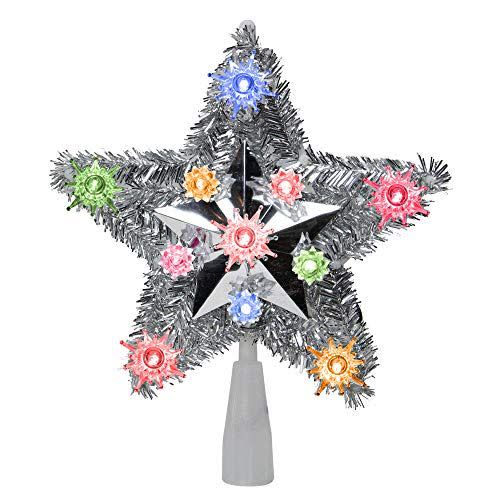 Tinsel Star Tree Topper