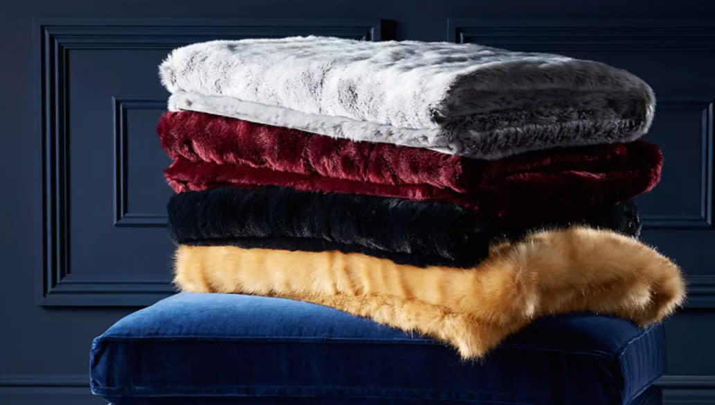 Why this luxury faux fur throw is worth every penny, according to the reviews. (John Lewis & Partners)