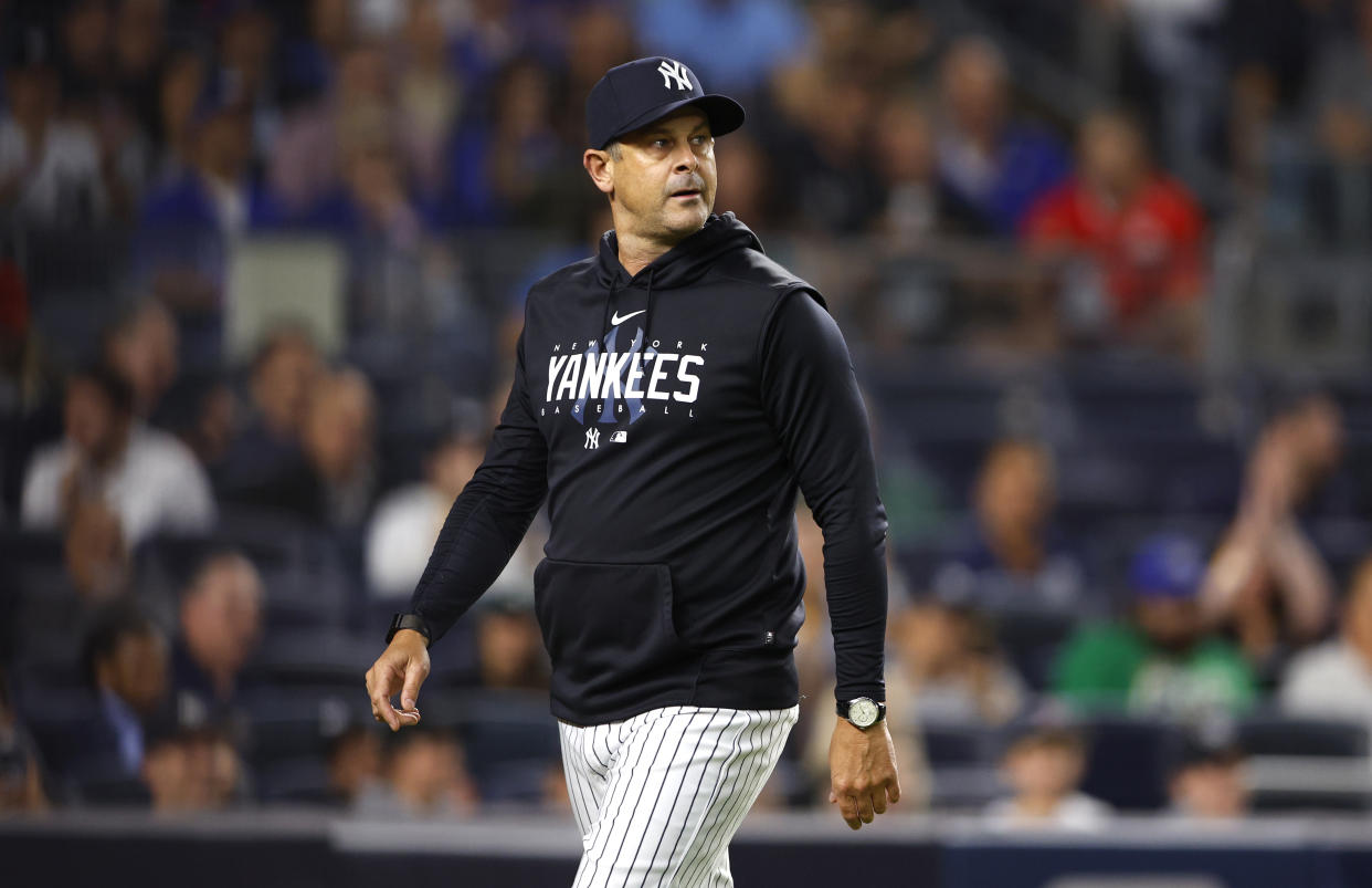 New York Yankees manager Aaron Boone