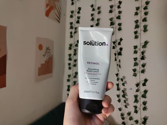 Once you've become a retinol convert, you'll literally want to apply it all over your body. Good thing this retinol-infused lotion exists then!