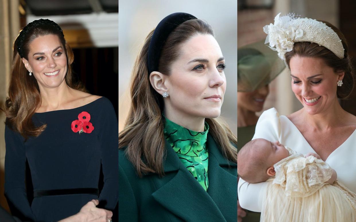 The Duchess of Cambridge in some of her standout headbands