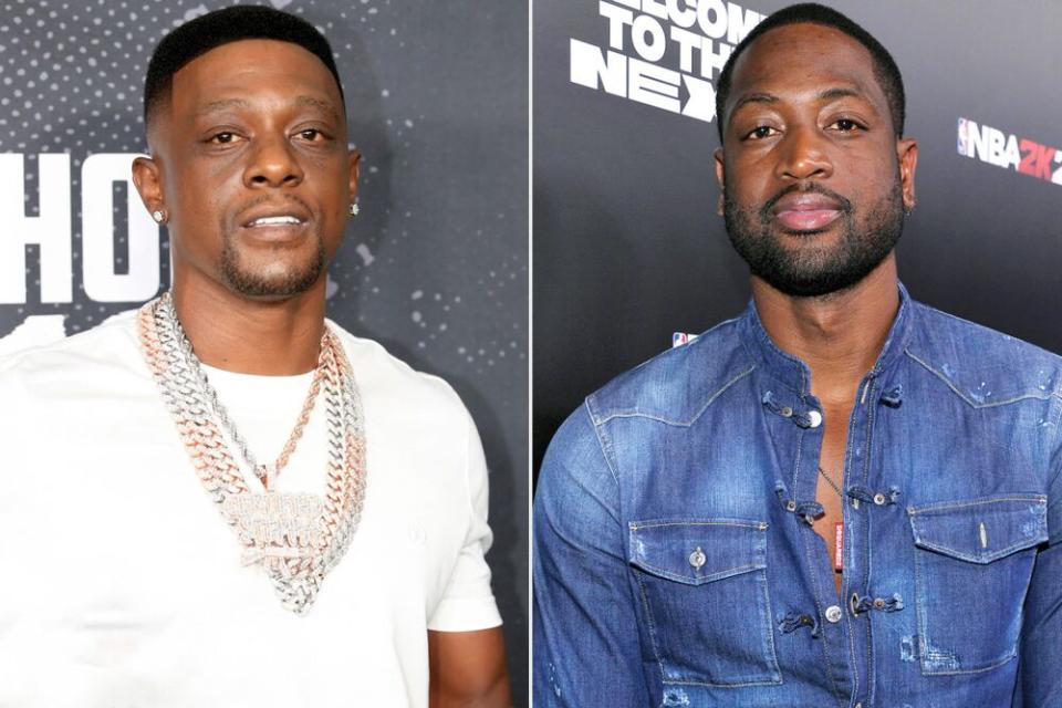 Boosie Badazz, Dwyane Wade | Carmen Mandato/Getty Images; John Sciulli/Getty Images