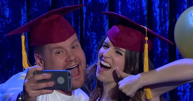 Anna Kendrick, Billy Eichner, and James Corden sang all about growing up in this epic mashup