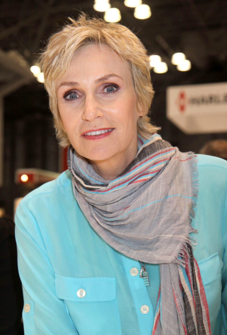 Jane Lynch signed copies of her book "Marlene, Marlene, Queen of Mean" at the 2014 Bookexpo America at The Jacob K. Javits Convention Center on May 29 in New York City.