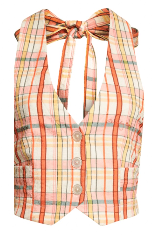 <p>Melody Ehsani Claudia Plaid Cropped Vest, $64, <a href="https://rstyle.me/+NtwfWLMXvGaVTocB9OYykg" rel="nofollow noopener" target="_blank" data-ylk="slk:available here;elm:context_link;itc:0;sec:content-canvas" class="link ">available here</a> (sizes S-XXL)</p>