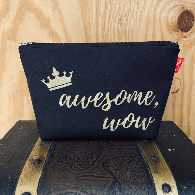 "Awesome, Wow" Makeup Bag