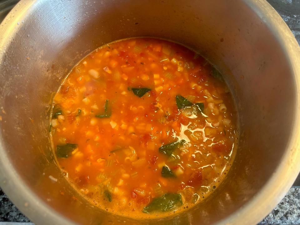 Ina Garten's winter minestrone soup
