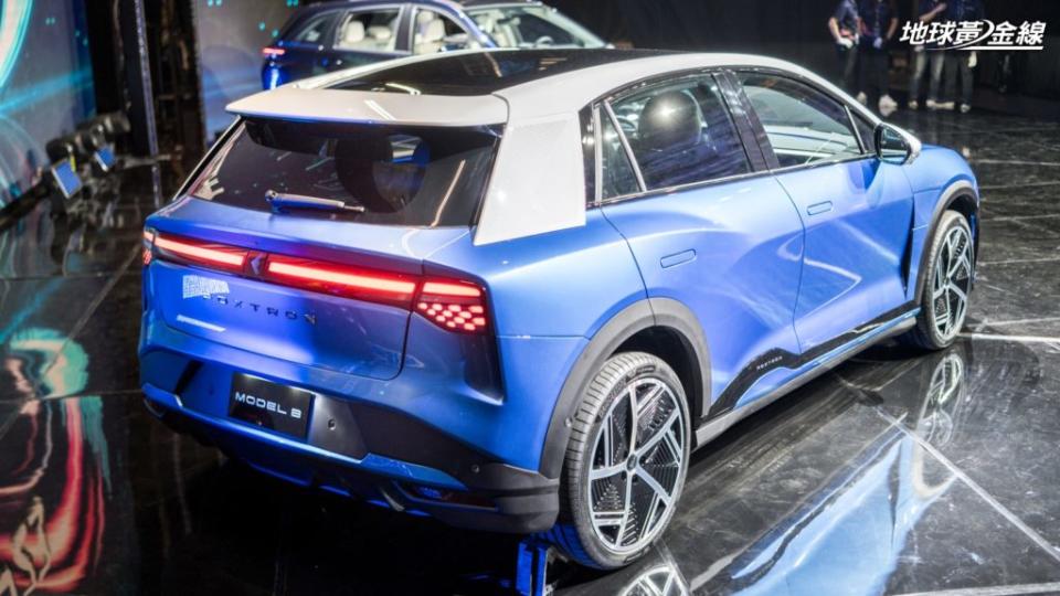 預計年底量產可能改叫Luxgen n⁵的Model B量產版，與概念車最大差異就是取消車尾兩具螢幕。(攝影/ 劉家岳)