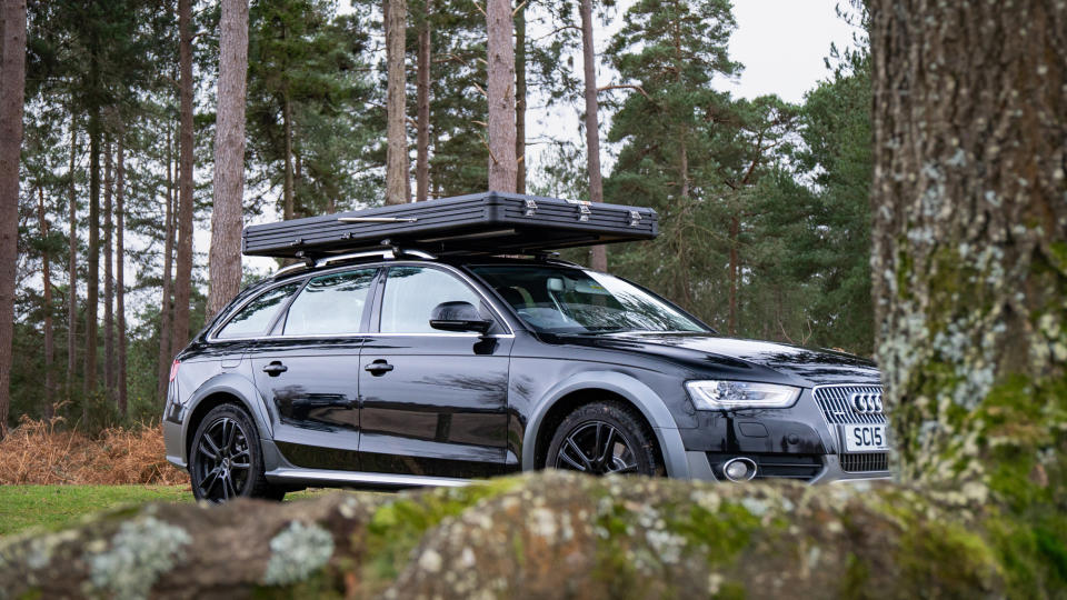 TentBox tents mounted on a car