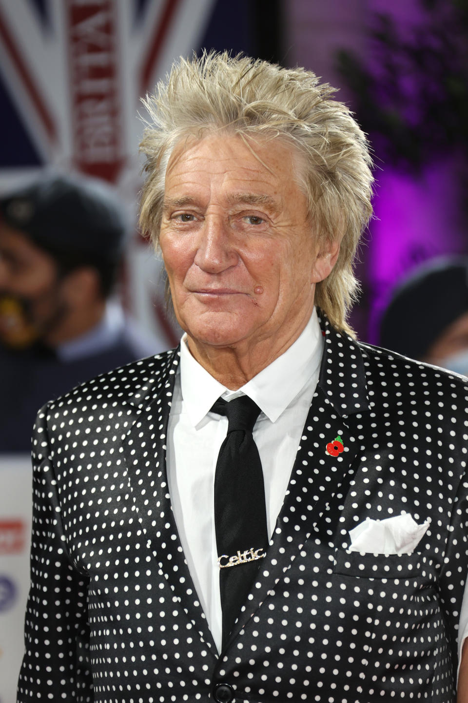 LONDON, ENGLAND - OCTOBER 30: Rod Stewart attends the Pride Of Britain Awards 2021 at The Grosvenor House Hotel on October 30, 2021 in London, England. (Photo by Mike Marsland/WireImage)