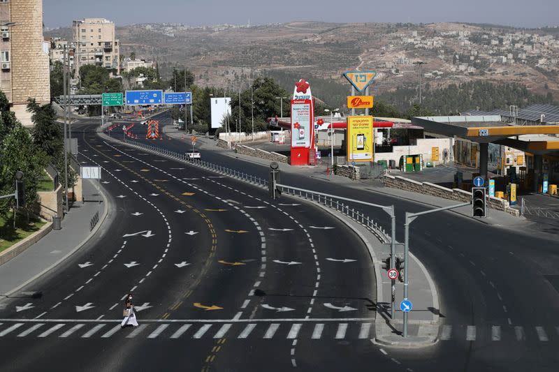 Israel doubly deserted on Yom Kippur during high holiday and COVID-19 lockdown