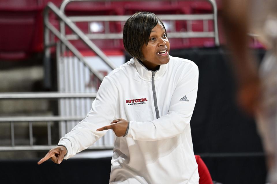 Rutgers women's basketball coach Coquese Washington