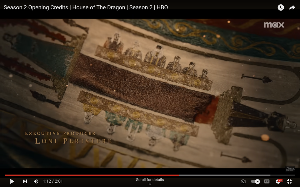 house of the dragon season 2 opening credits