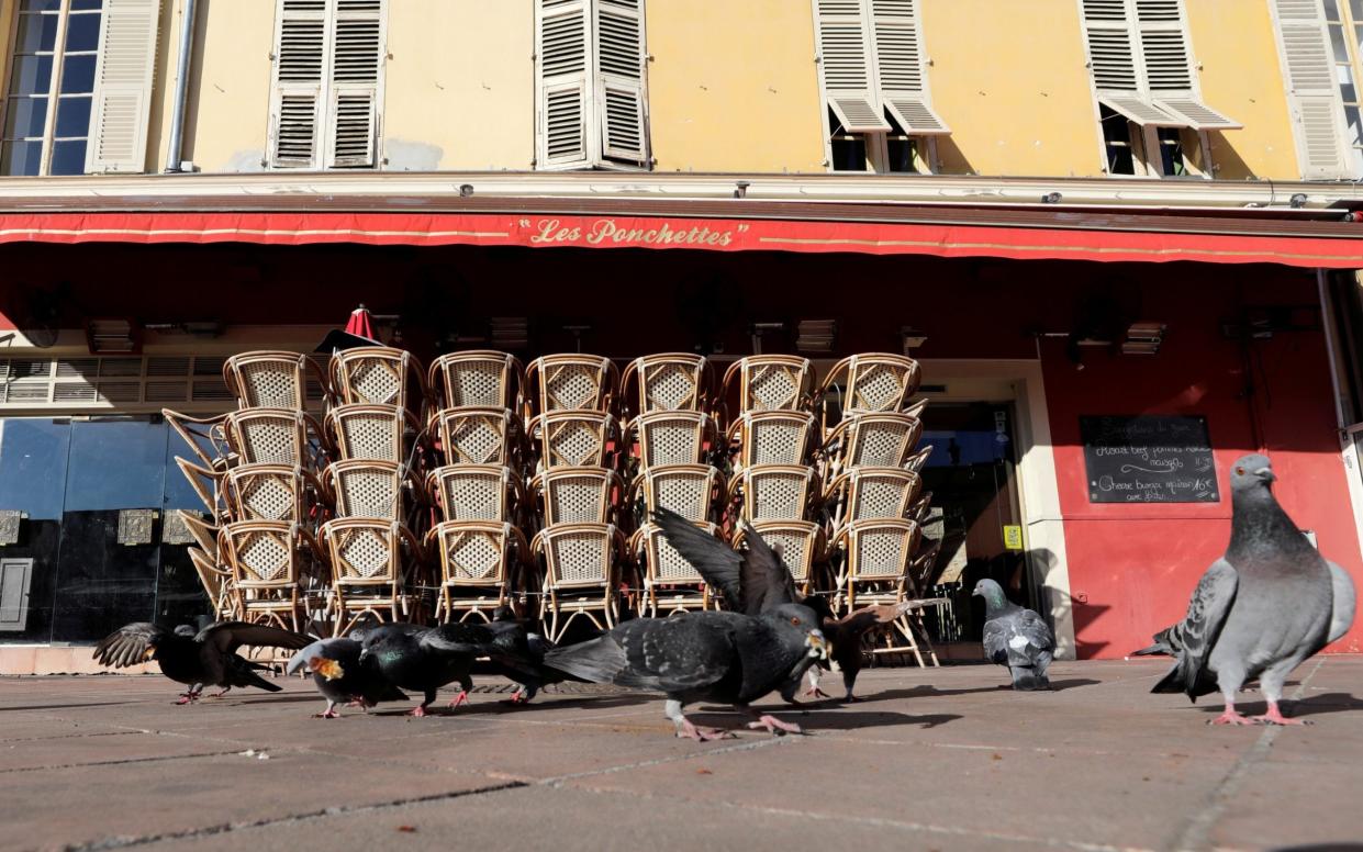 Closed cafe - Eric Gaillard  /Reuters