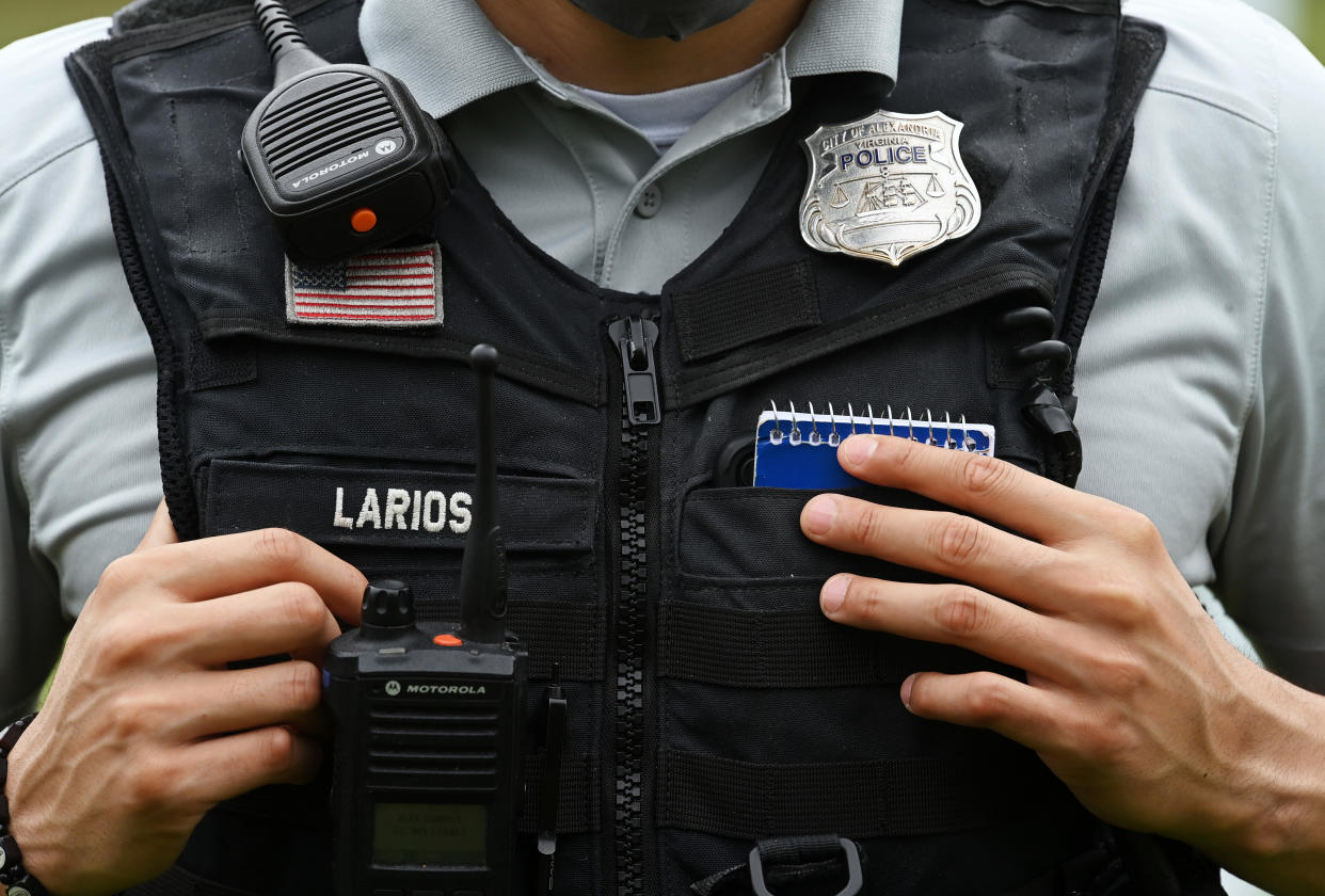 Alexandria Police Department school resource officer Johnny Larios