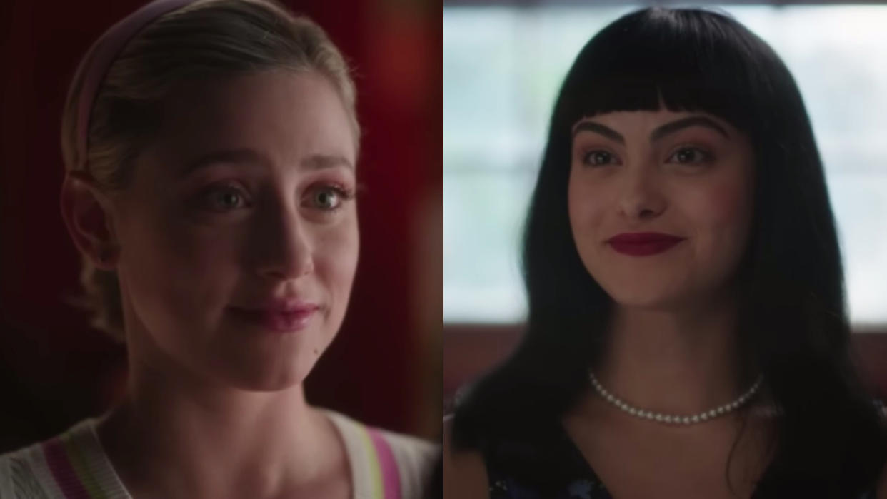  Lili Reinhart and Camila Mendes in Riverdale. 