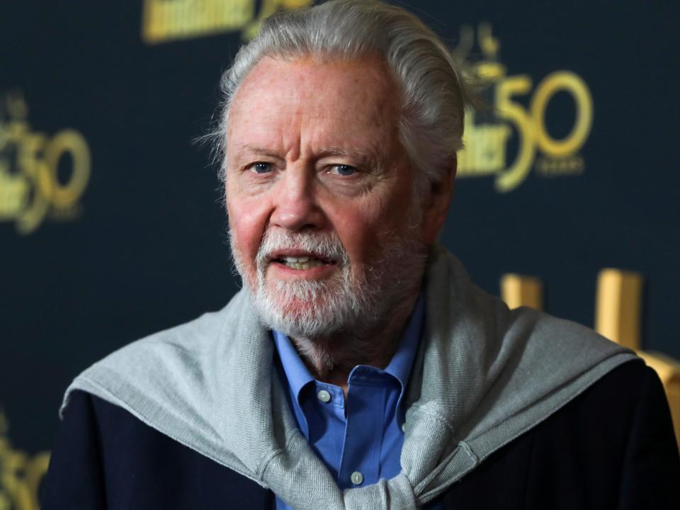jon voight on the red carpet for the 50th anniversary screening of the godfather in 2022