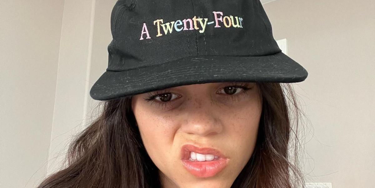 Jenna Ortega Wore a Sheer Shirt With a Skirt You Probably Already Own