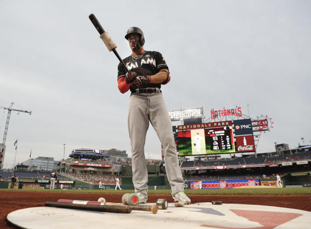 Giancarlo Stanton Hits 50th Home Run in Marlins' Victory - The New