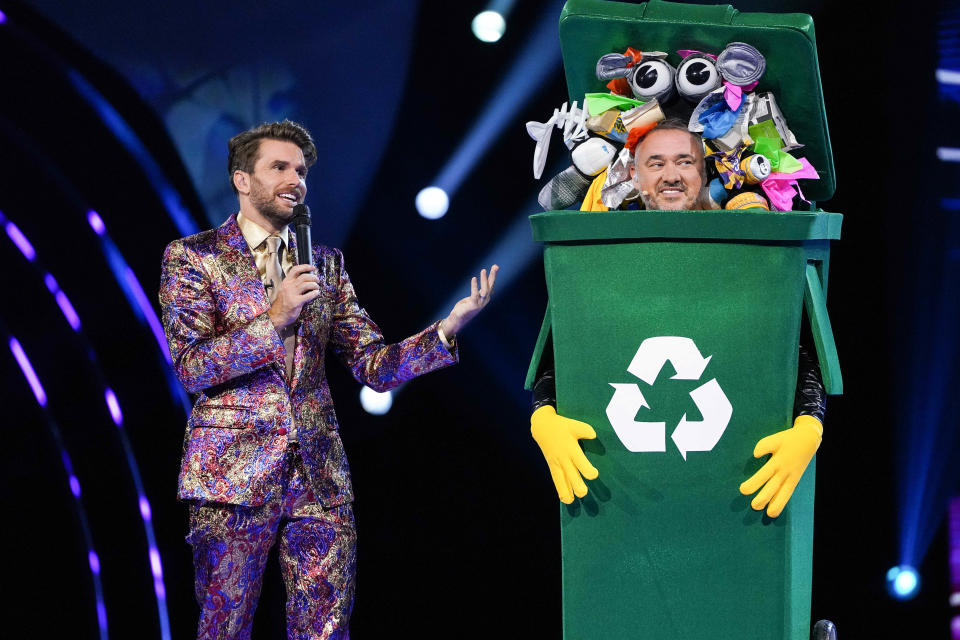 Rubbish Bin was Stephen Hendry. (ITV)