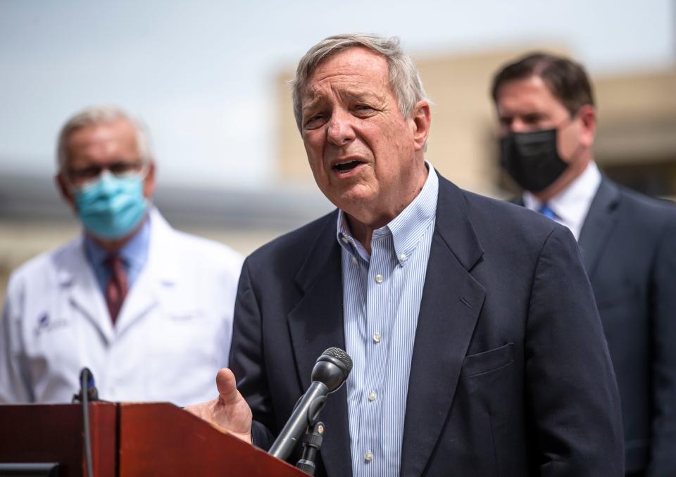 U.S. Sen. Dick Durbin, who will speak at Westminster Presbyterian Church on Saturday.