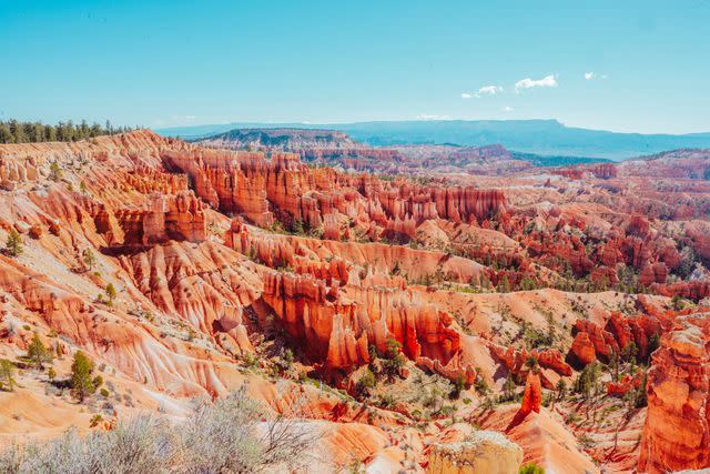 <p>Taylor McIntyre/Travel + Leisure</p> Sunset Overlook in Bryce Canyon National Park.