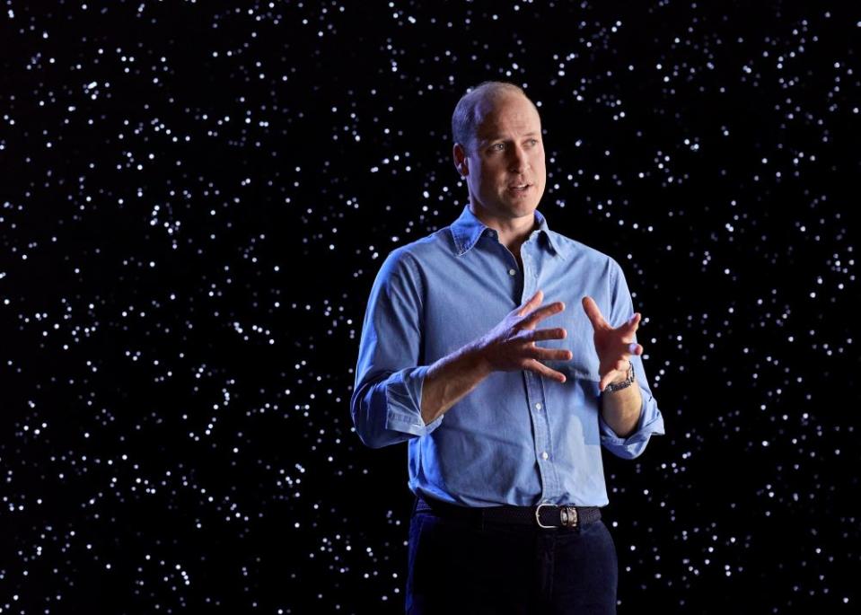 Le prince William dans un court métrage qui a été projeté lors de la cérémonie de remise des prix Earthshot Prize (Alex Bramall/The Earthshot Prize)