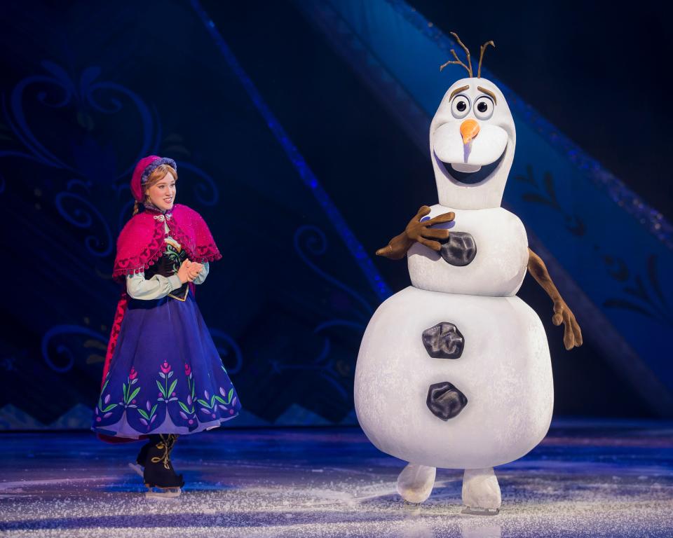 A scene from Disney on Ice's  "Frozen."