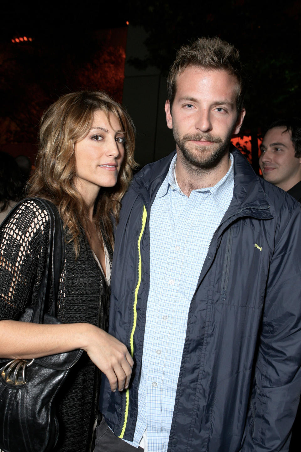 Jennifer Esposito and Bradley Cooper