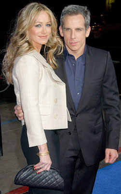 Christine Taylor and Ben Stiller at the Los Angeles premiere of DreamWorks Pictures' Blades of Glory