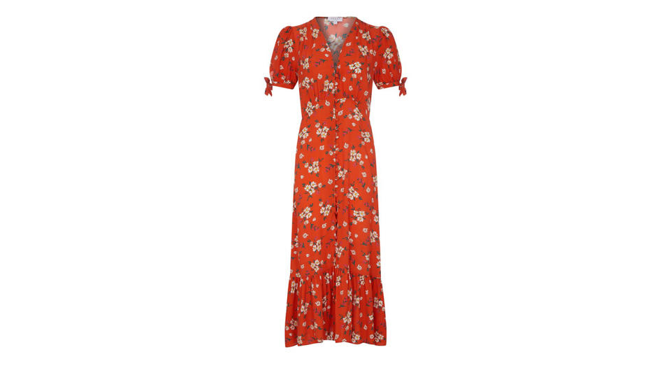 Maddy Dress Paloma Bouquets Red