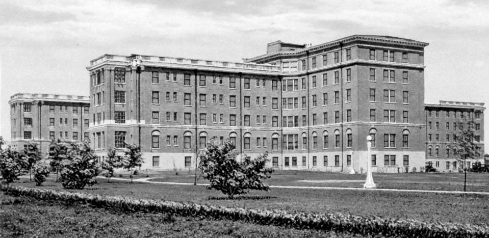 St. Joseph Infirmary, pictured in 1937