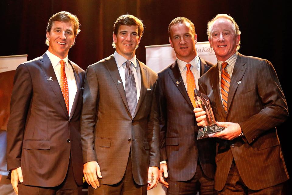 Peyton, Eli, and Cooper Manning