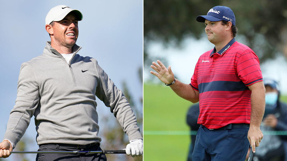 Pictured here, Rory McIlroy and Patrick Reed at the Farmers Insurance Open at Torrey Pines.