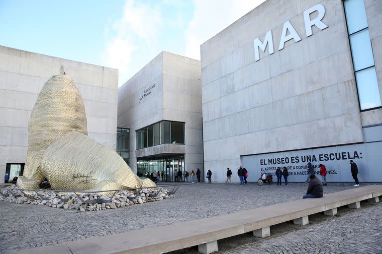 Vacunatorio del Museo Mar, en Mar del Plata