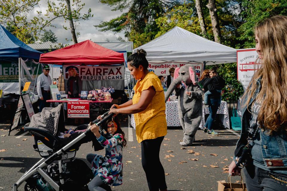 Asian-Americans at the The Clifton Day Festival. (Shuran Huang for NBC News)