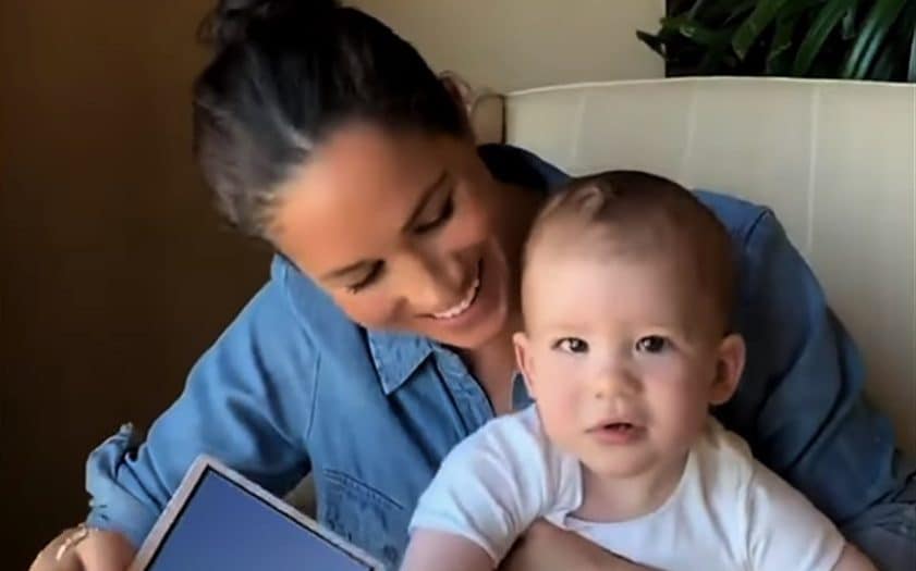 Meghan Markle and her son Archie - Apple TV