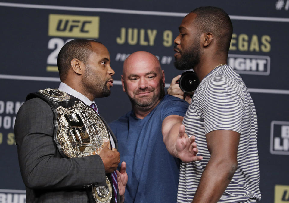 A third fight for Daniel Cormier against Jon Jones would be fun for UFC fans, but it’s also probably not going to happen. (AP Photo)